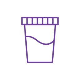 Urine collection cup icon, Urine tests, The SunStone Study, adults with systemic lupus erythematosus.